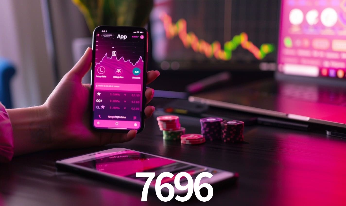 Comparação APP mobile vs versão web da 7696